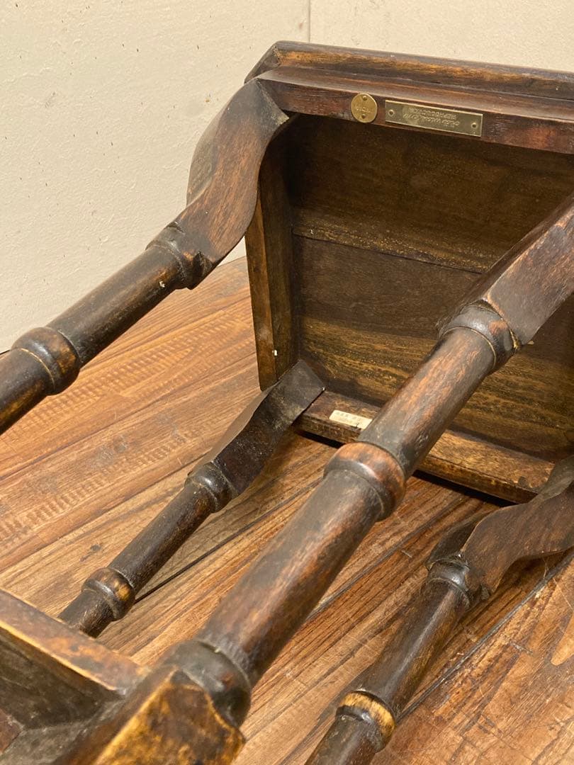 old maison オールドメゾン 無垢材 サイドテーブル 古材 古道具