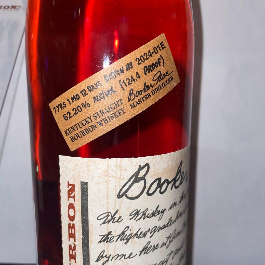 ブッカーズ　Booker's Bourbon 750ML バッチ2024-01E