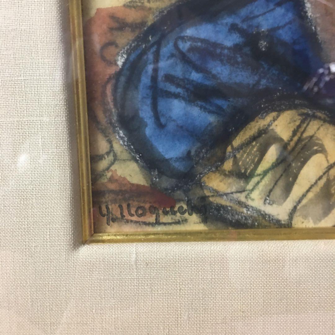 ■【アイヌの長老】野口弥太郎　水彩画