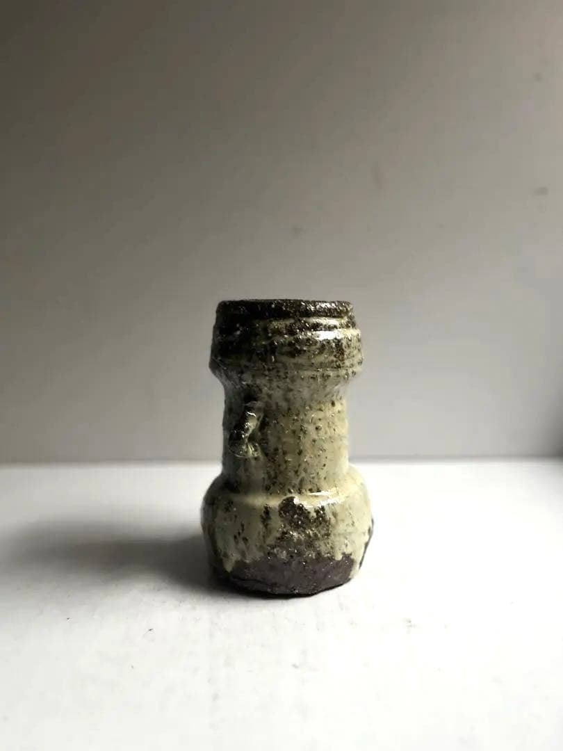 857 田中佐次郎 山瀬窯 朝鮮唐津花入 唐津焼 茶道 茶道具 美品 希少