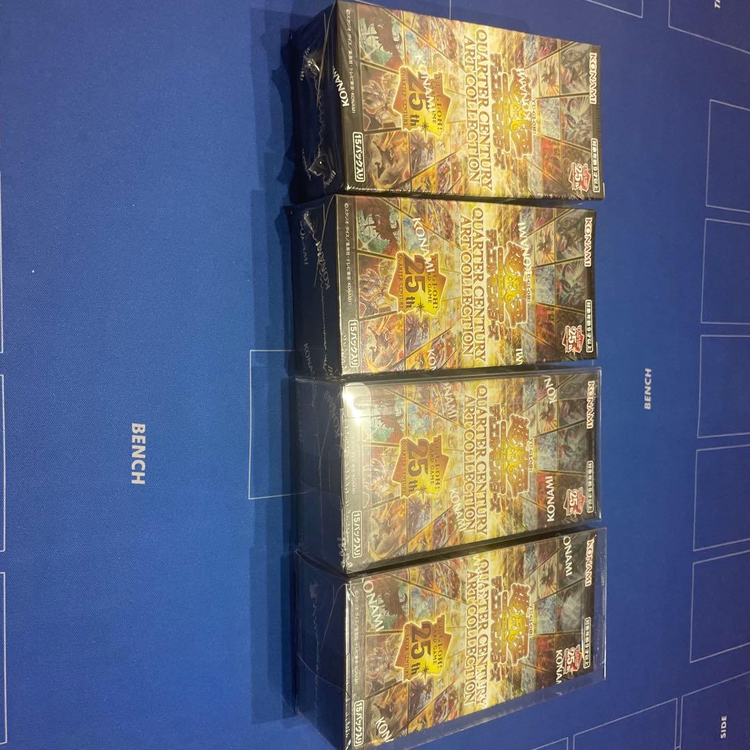 遊戯王 QUARTER CENTURY ART COLLECTION 4箱