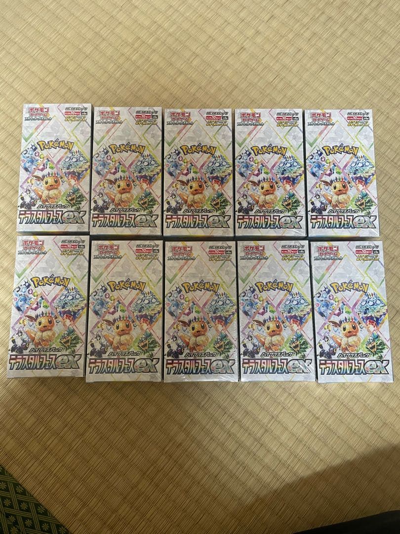 ポケモンカードゲーム テラスタルフェスEX 10BOX　シュリンク付き