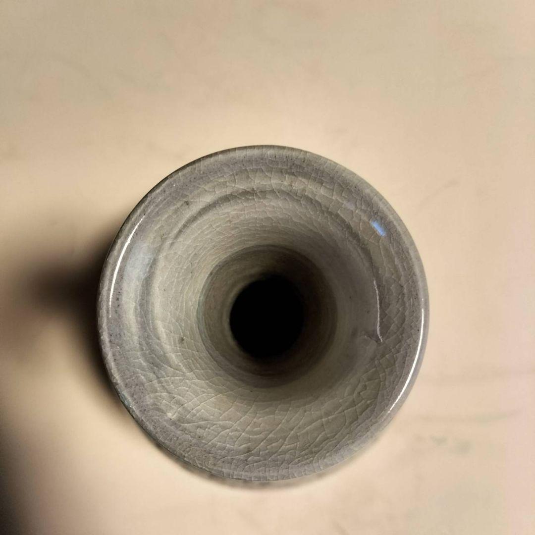 朝鮮美術　高麗　粉青沙器　三島牡丹唐草模様　花瓶