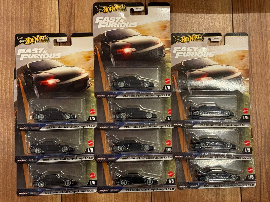 ホットウィール　ワイルドスピード　シビック　10台セット