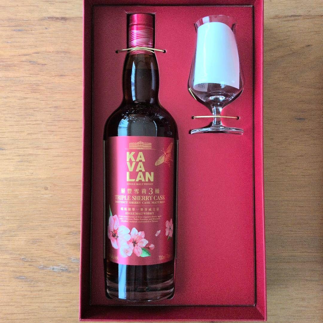 KAVALAN トリプルシェリーカスク 　グラス付き　2025年　台湾　限定