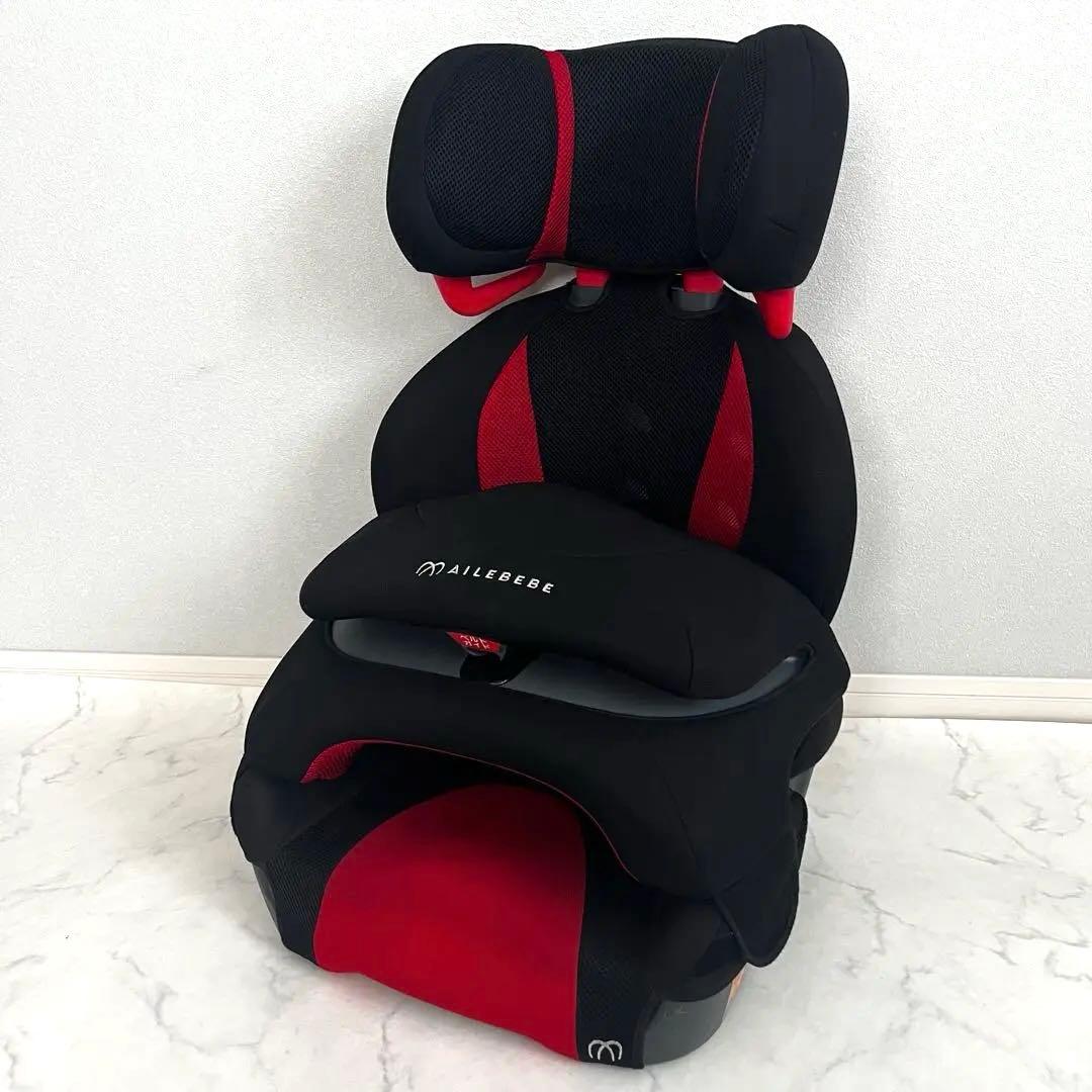 エールべべ サラット3 ステップ クワトロST ブラック ジュニアシート