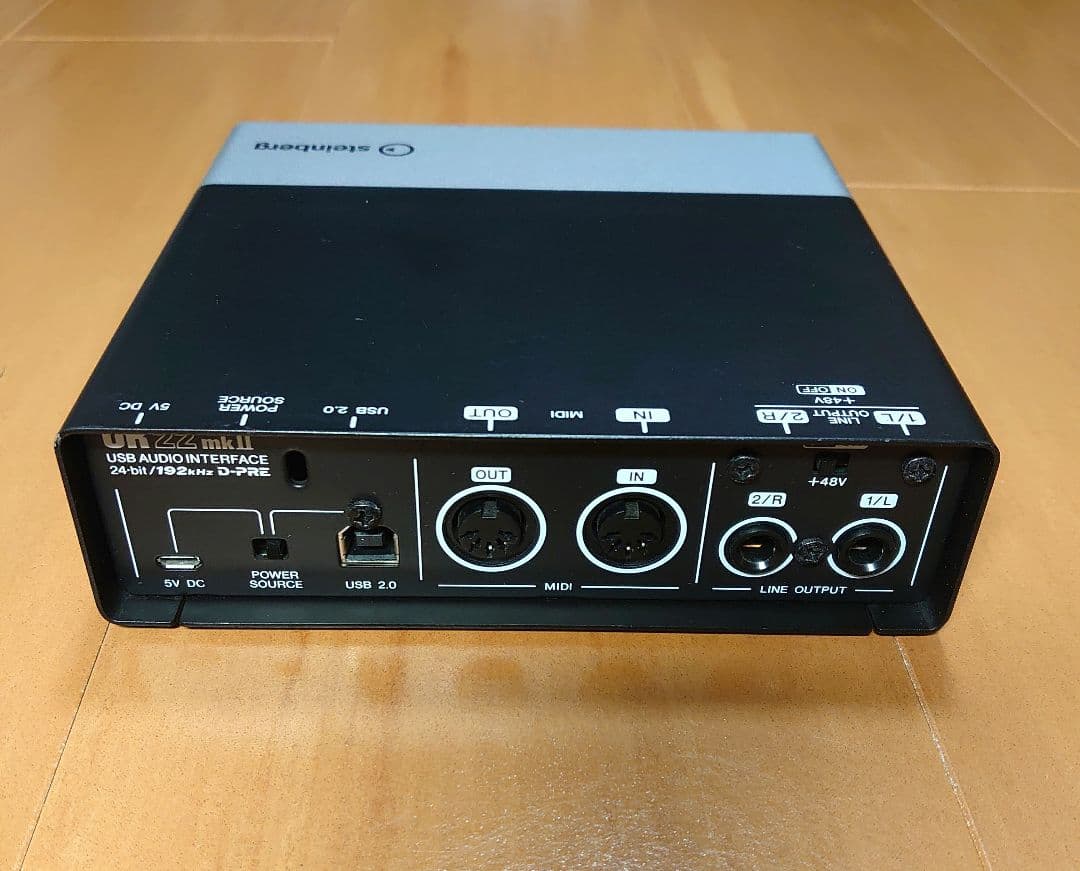 Steinberg UR22 mkⅡ USBオーディオインターフェイス