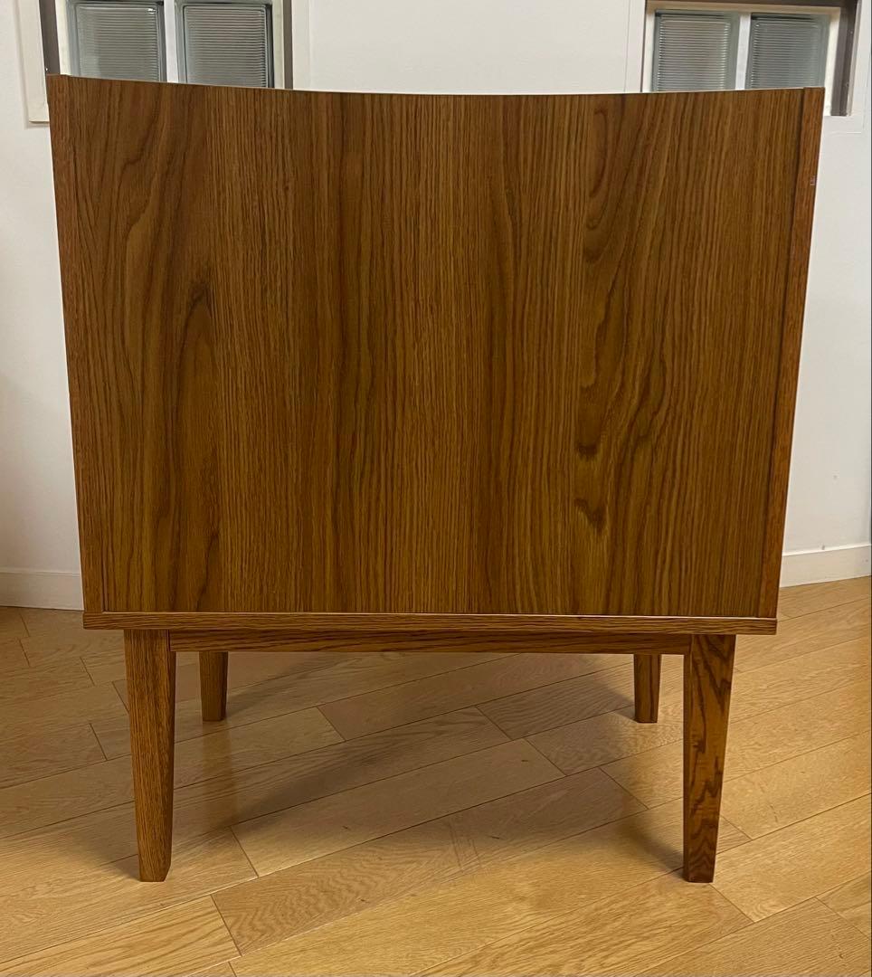 ウニコ/ドレッサー ミラー付き兼　キャビネットデスク