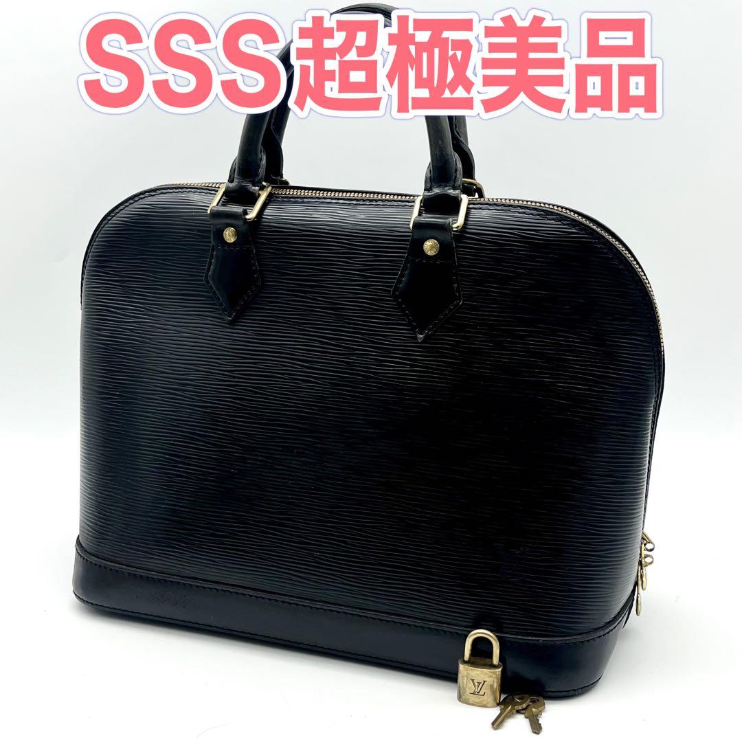 ルイヴィトン エピ ハンドバッグ アルマ 正規品 本物 黒色 M52142