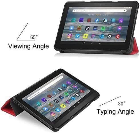 Fire 7 タブレットカバー　第12世代用　　 ケース Fire 7 レッド