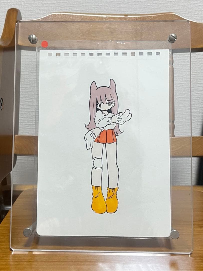 【最終価格】田中かえ イラスト 原画 サイン入り 極美品