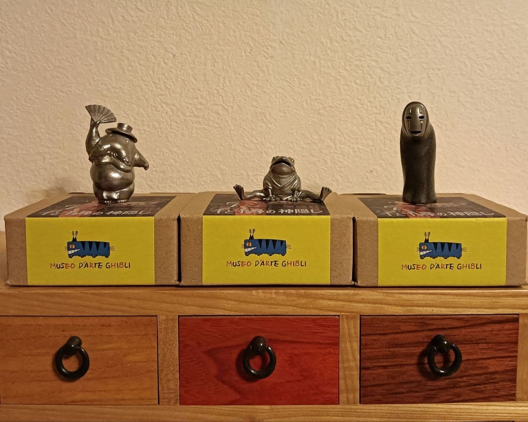 【激レア】ジブリ美術館限定『 千と千尋の神隠し』フィギュア　3個セット