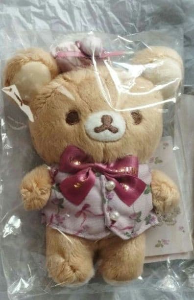 リラックマ　メゾンドフルールコラボ　ぶらさげぬいぐるみセット