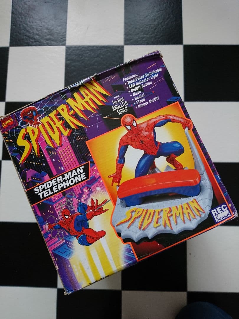 新品 スパイダーマン テレフォン フィギュア