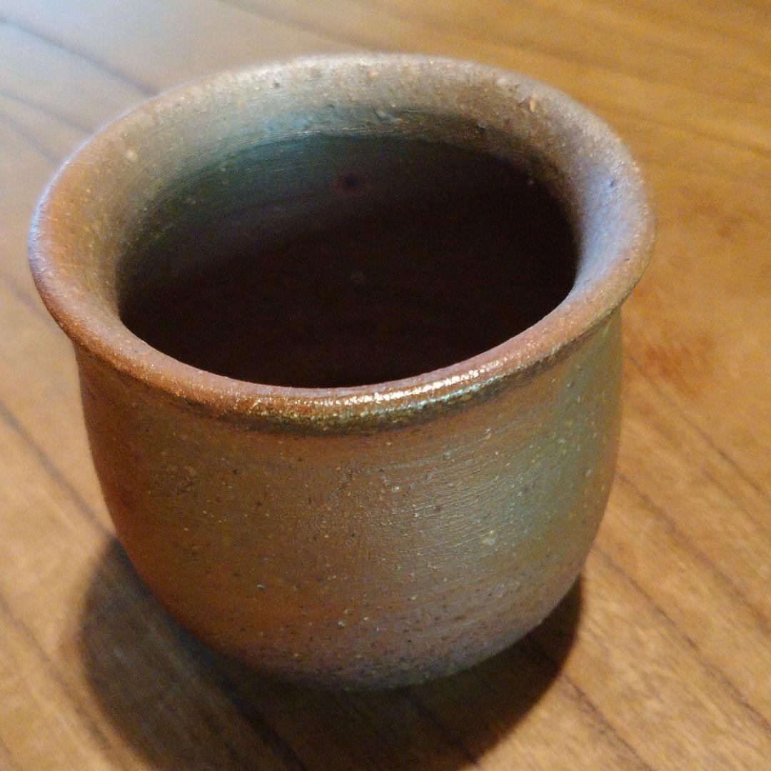 備前『伊勢崎 満』のぐい呑み  ③　共箱
