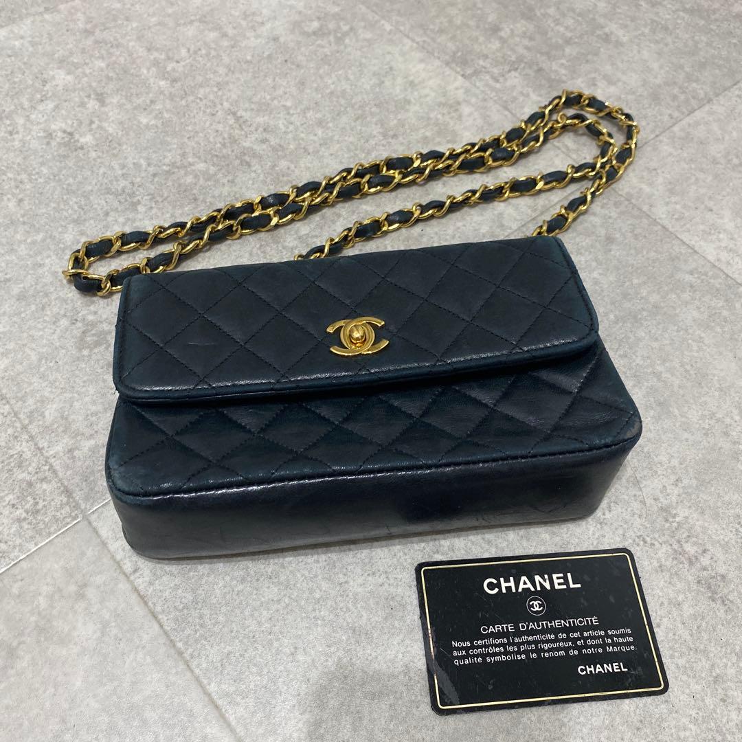 CHANEL シャネル ヴィンテージ チェーンバッグ ミニマトラッセ　ショルダー