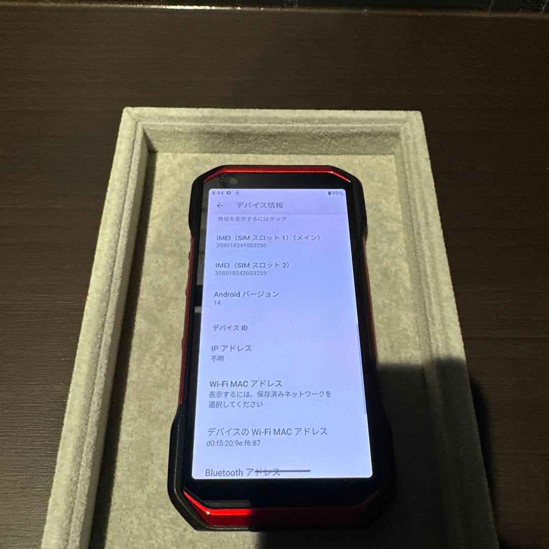 【液晶画面に焼き付け有】TORQUE G06 128GB レッド