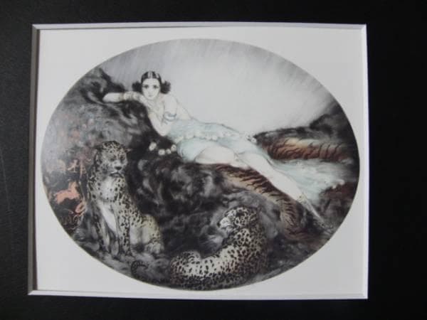 ルイ・イカール限定版・アールデコ/タイース、版上サイン、希少な額装用画集より