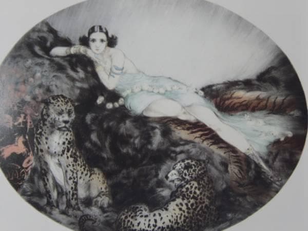 ルイ・イカール限定版・アールデコ/タイース、版上サイン、希少な額装用画集より