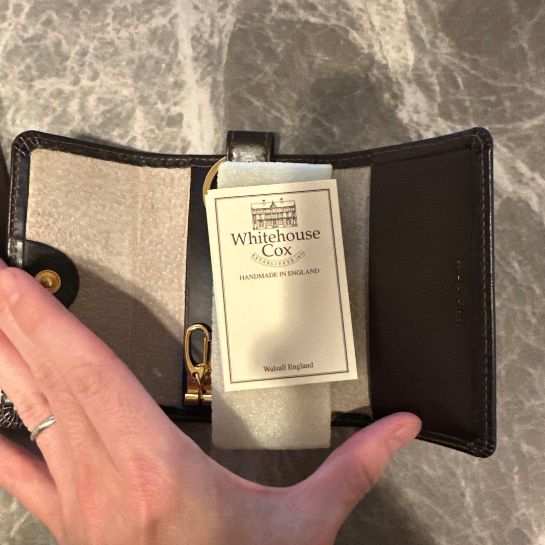 ※りょう　Whitehouse Cox キーケース　ブライドル ハバナ