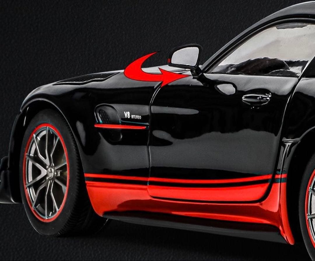 1/18 メルセデスAMG GT R ダイキャスト ライト 音声付 新品