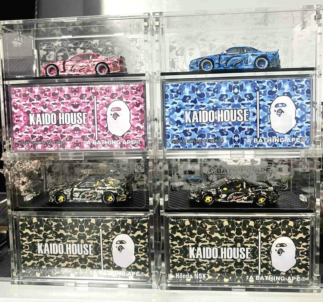 MINIGT KAIDO★HOUSE R34 スカイライン BAPE 4セット