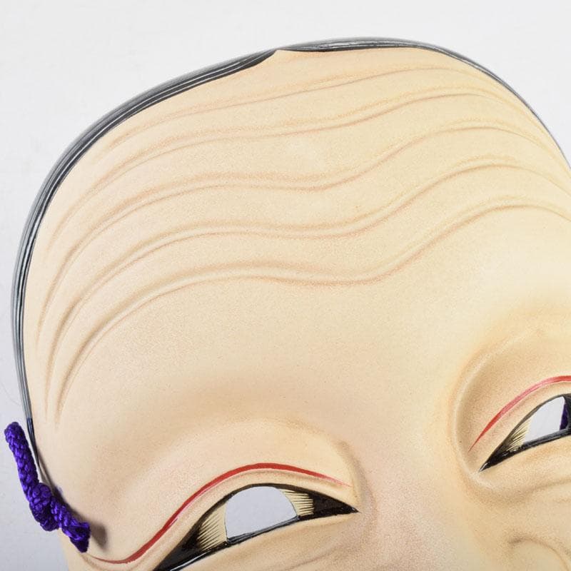 ちょんたろ 　吉備のおもて　能面　木彫　手名槌命　足名槌命　V　8790