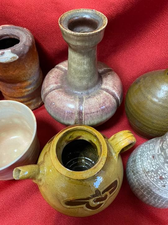 陶器　かなり古い　陶芸品　8個セット