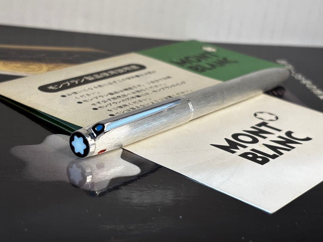 ⭐️価値の有る総銀製価値の高いNo106-O-mat4カラーマルチペン⭐️モンブラン