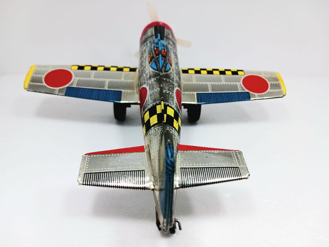 希少 小野トーイ フリクショントイ ゼロ戦 ブリキ