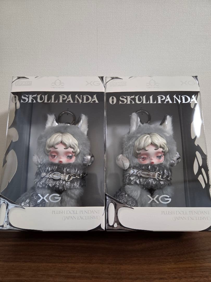 【正規品】スカルパンダ×XG ぬいぐるみペンダント 日本限定 2体セット