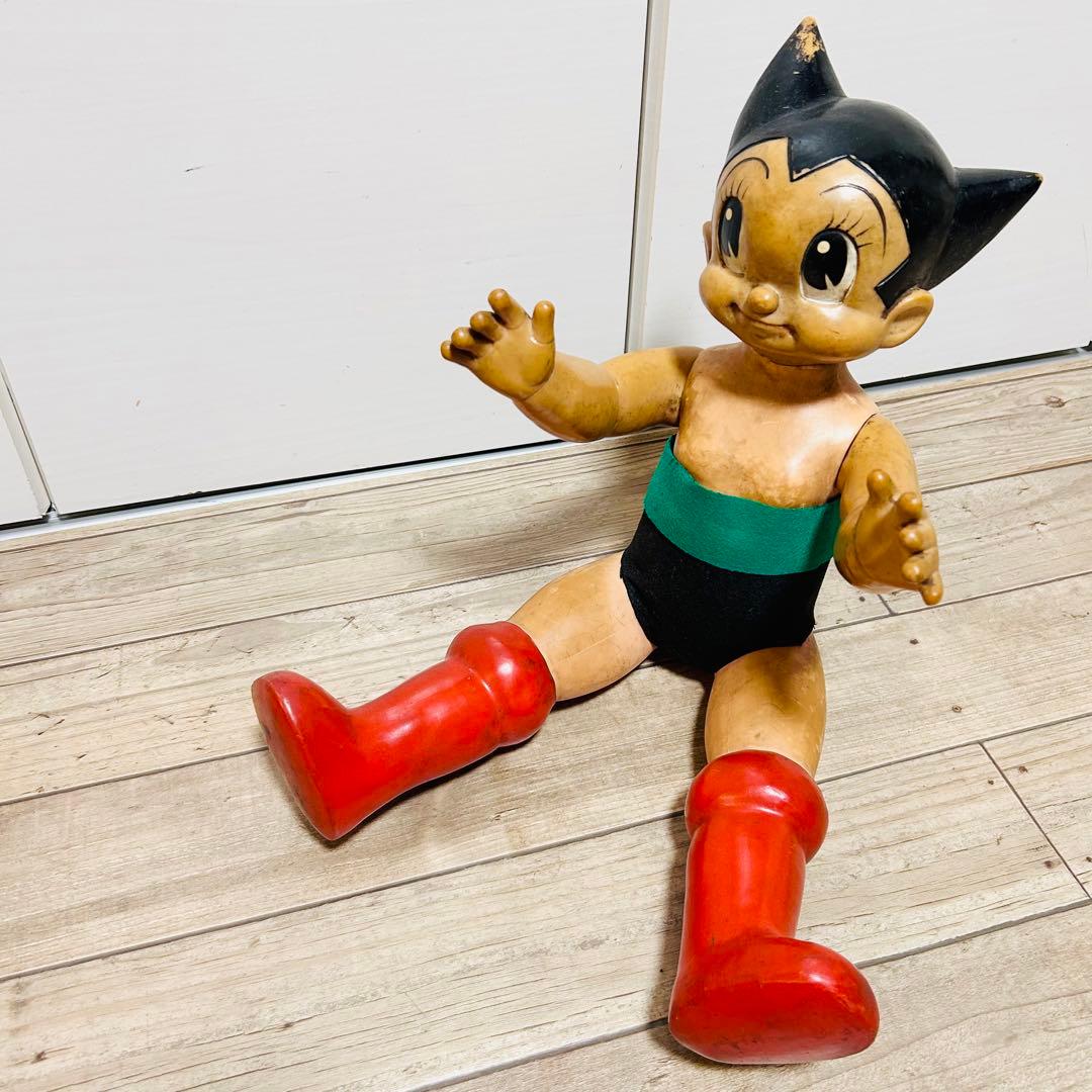 【当時物】鉄腕アトム ソフビ フィギュア 約55cm 昭和レトロ 人形 アニメ