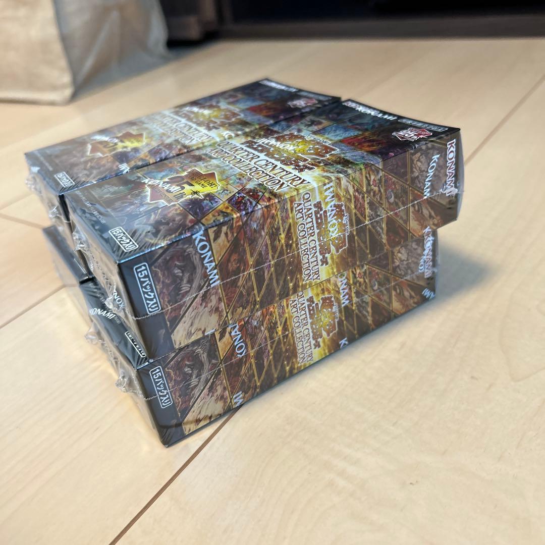 【シュリンク付未開封】遊戯王クォーターセンチュリーアートコレクション4BOX