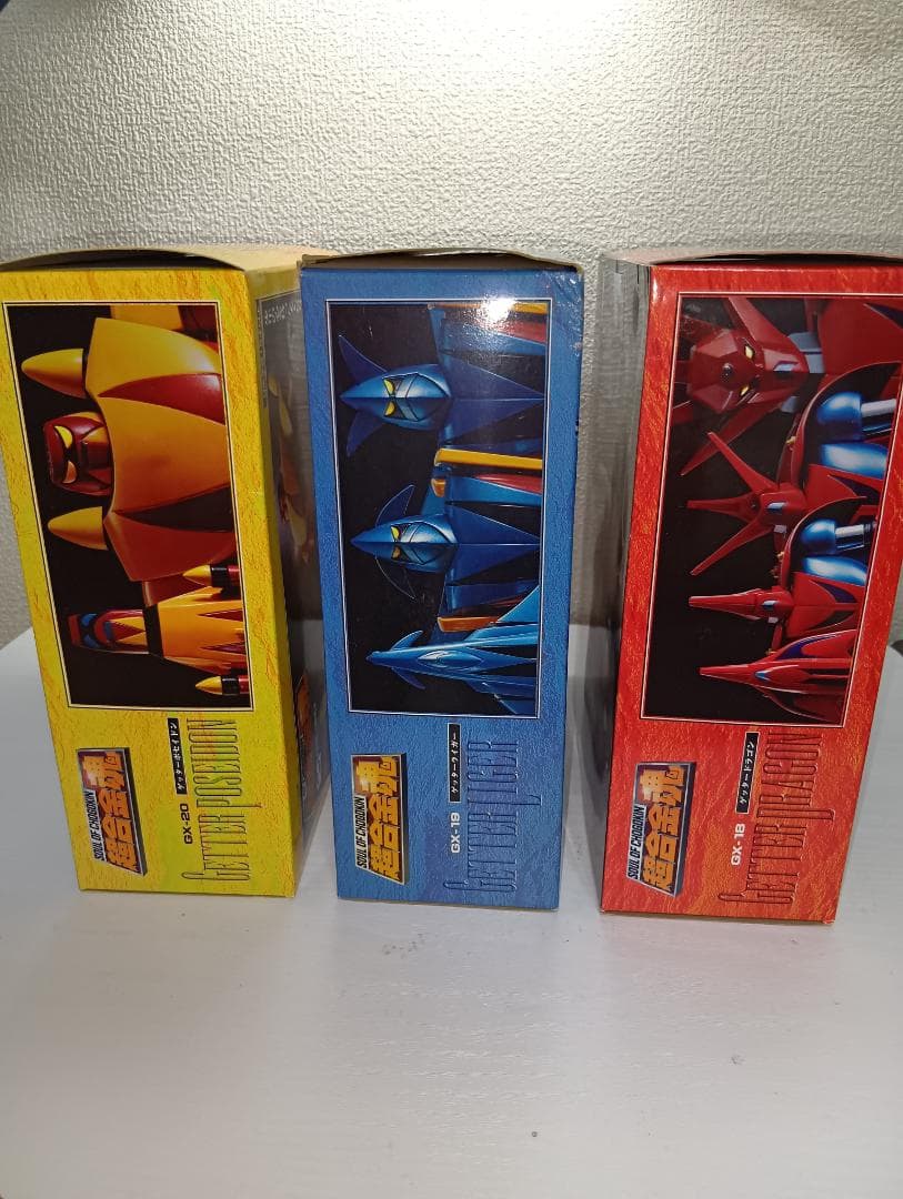 超合金魂 ゲッタードラゴン ゲッターライガー ゲッターポセイドン フィギュア