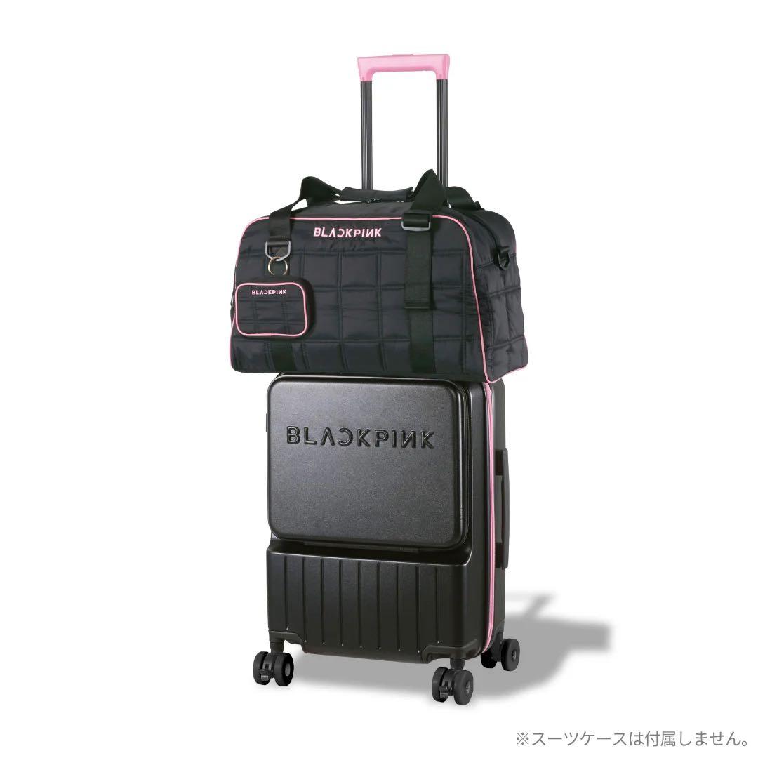 【新品未使用】ボストンバッグ&ポーチ BLACKPINK LOGO バック