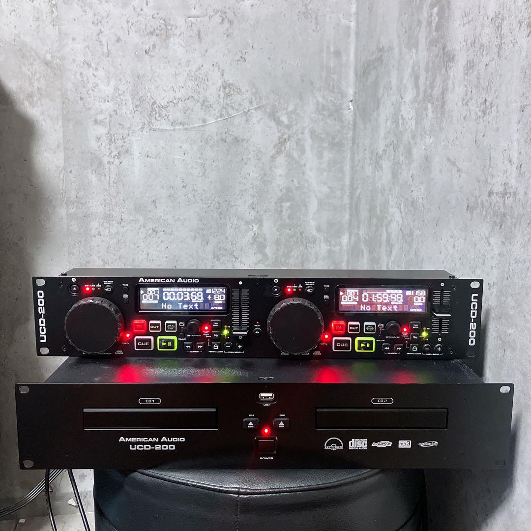 【希少】アメリカンオーディオ デュアルCDプレーヤー UCD-200 CDJ