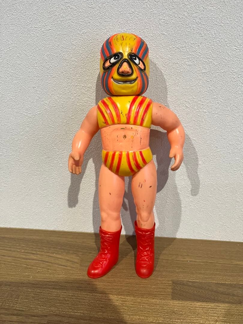 【当時物】中嶋製作所 タイガーマスク ソフビ ユニバーサルマスク 昭和レトロ