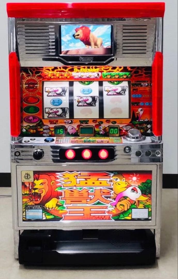 ４号機 サミー 猛獣王 コピー打法可能☆パチンコ パチスロ実機