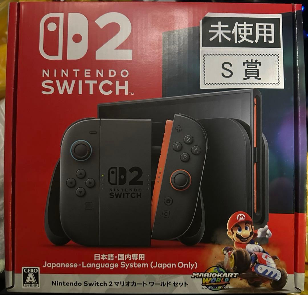新品未使用　Nintendo Switch 2 本体　マリオカートワールド