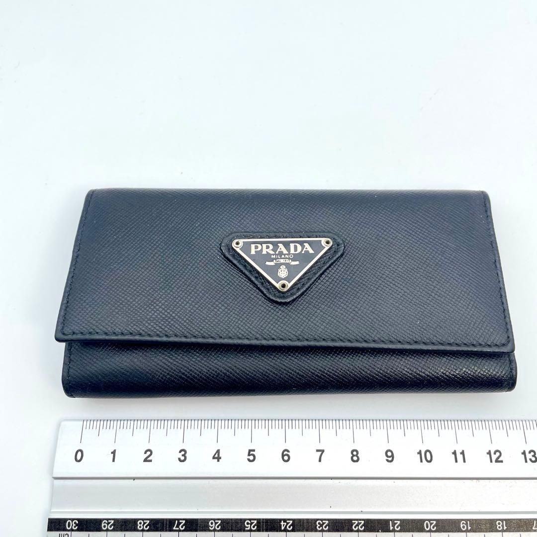 PRADA プラダ　キーケース　レザー　ブラック　管理番号【b107】