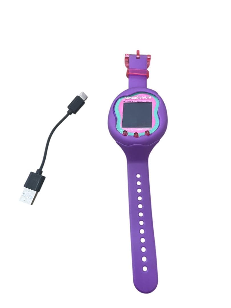 Tamagotchi 　Uni　 紫色 　USBケーブル付き　たまごっち　(O)