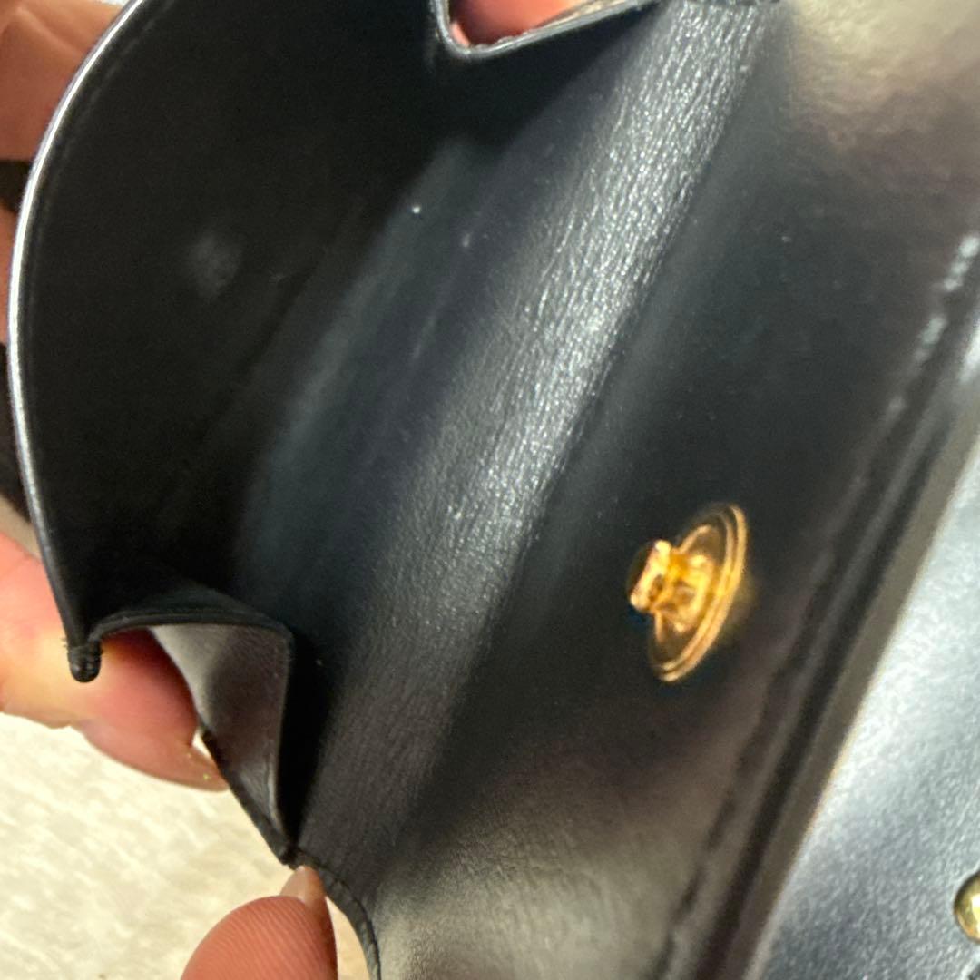 CELINE スモール フラップウォレット トリオンフ ブラック　財布