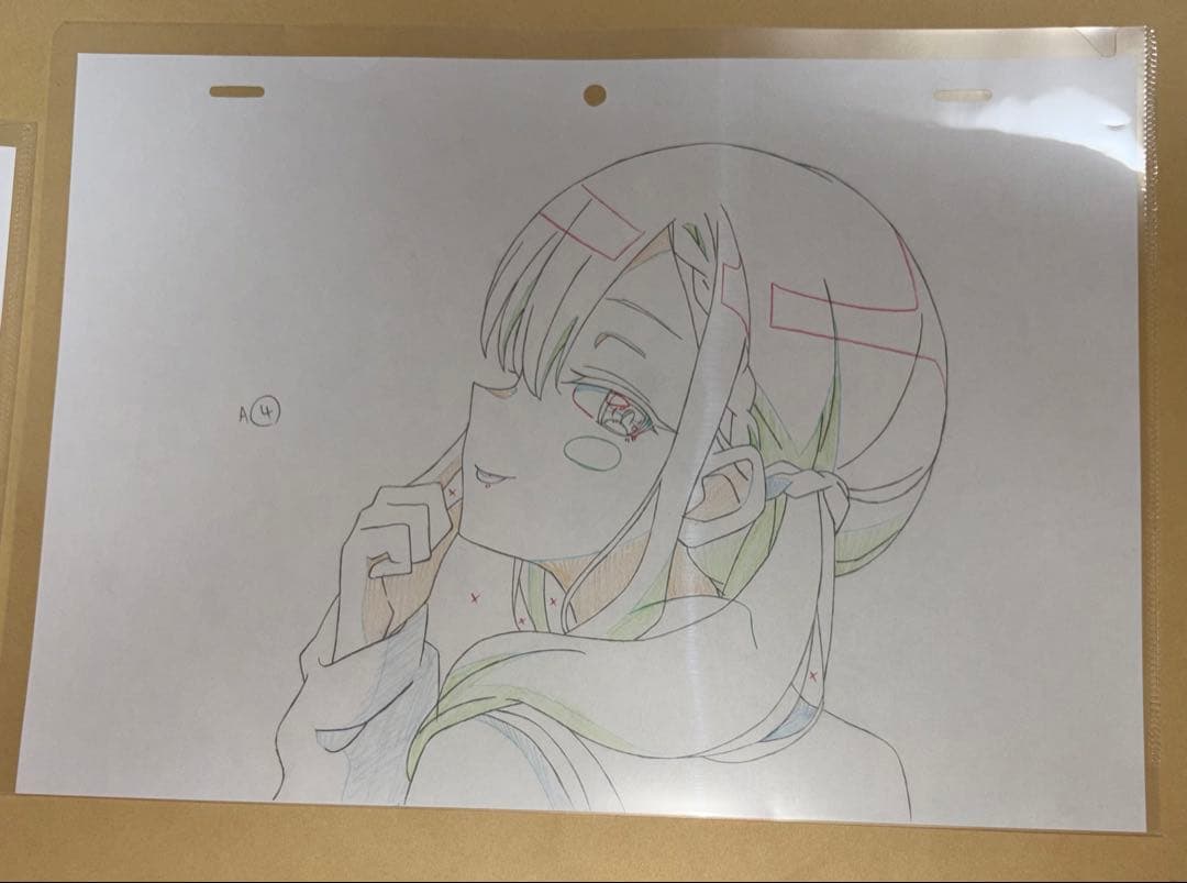 ⑤非売品 1点物 アニメ ばっどがーる 生原画 涼風涼 ワルラジ　会場限定