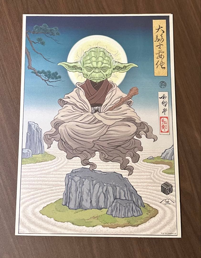 スターウォーズセレブレーション　バッジアートポスター　ヨーダ