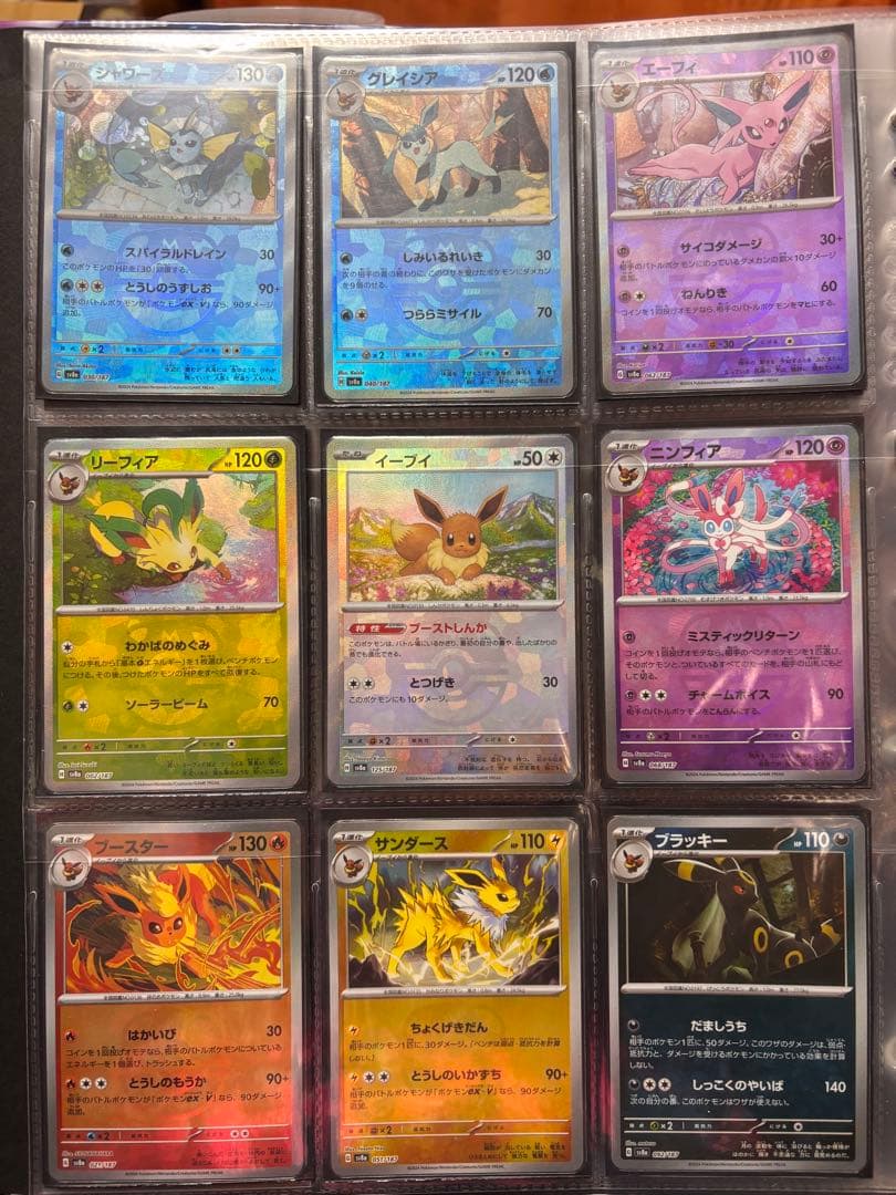 テラスタルフェスex　ブイズ　マスターボールミラー　コンプ