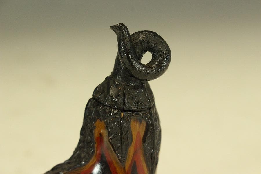 茄子 明治四十五年 九条公分家松園殿拝領 皇太子殿下 茄子(LC496)