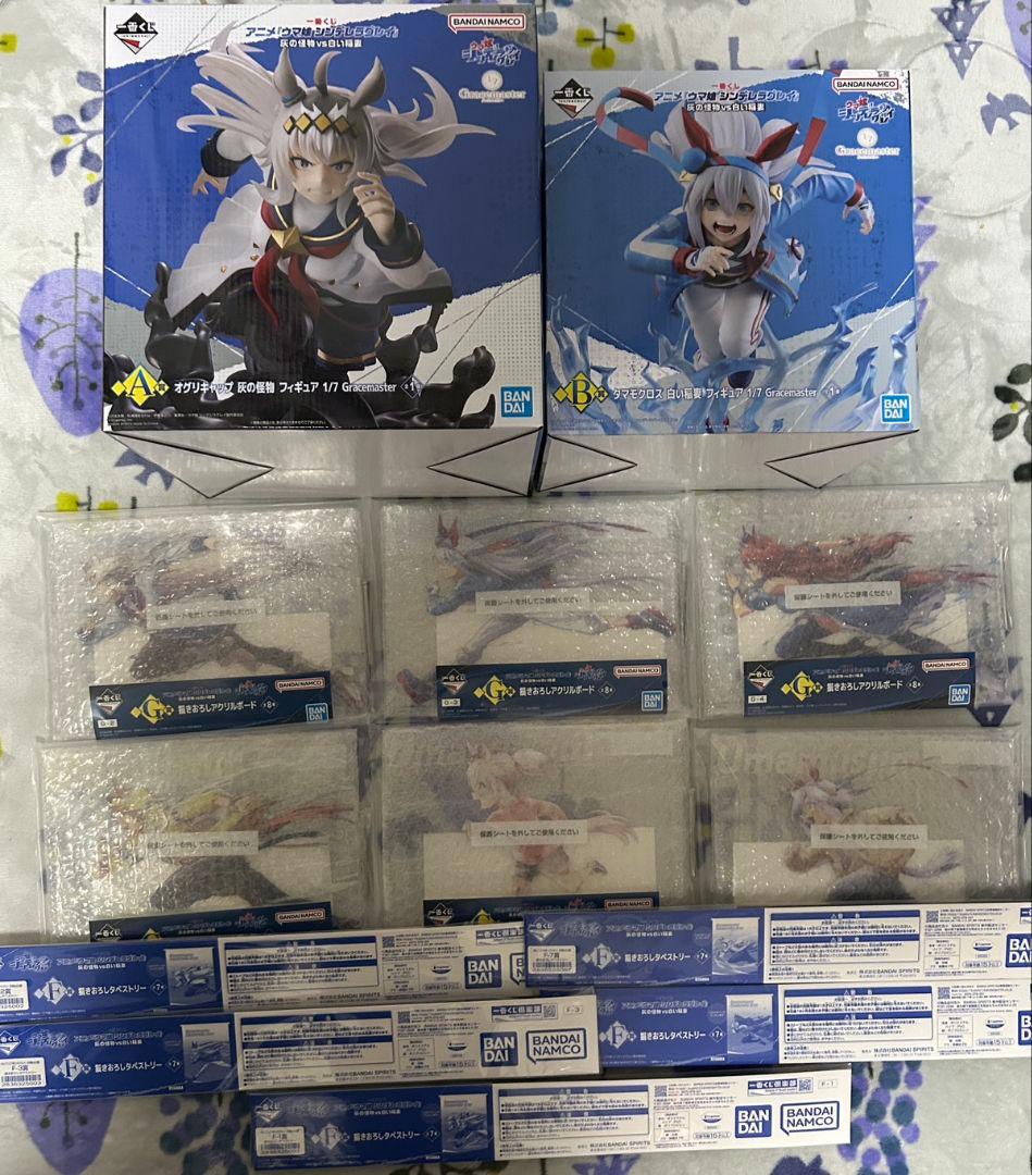ウマ娘 シンデレラグレイ 一番くじ A賞 B賞 F賞 G賞　フィギュアまとめ売り