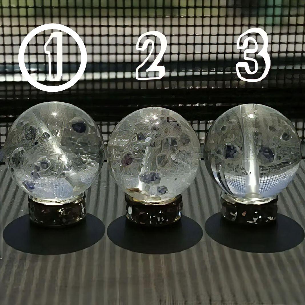 ★(A•O•F！)リッチフローライトinクォーツ 13.2ミリ珠 ビーズ①