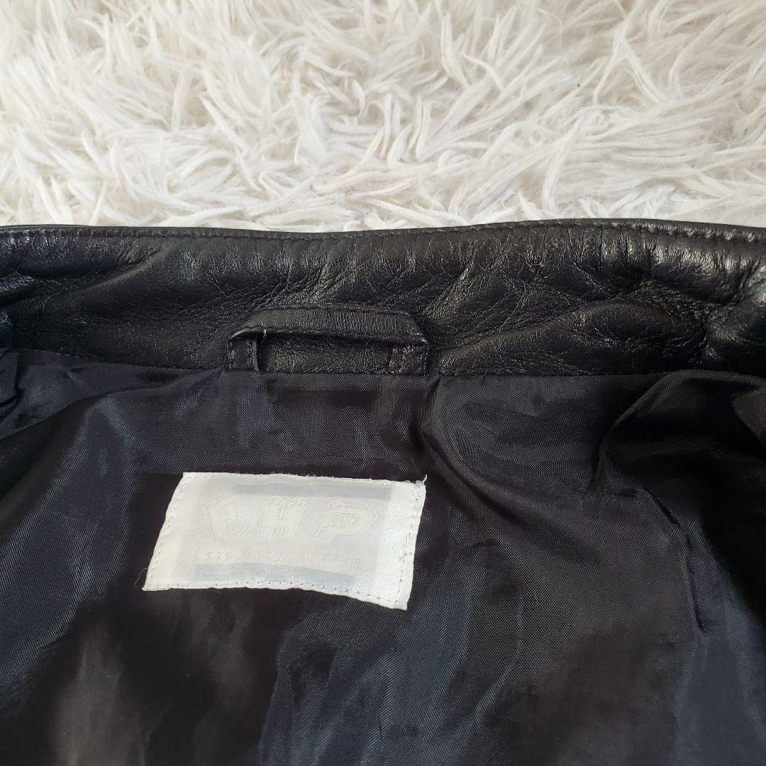 極美品 LHP lazy hazy planet シングル ライダース L 黒