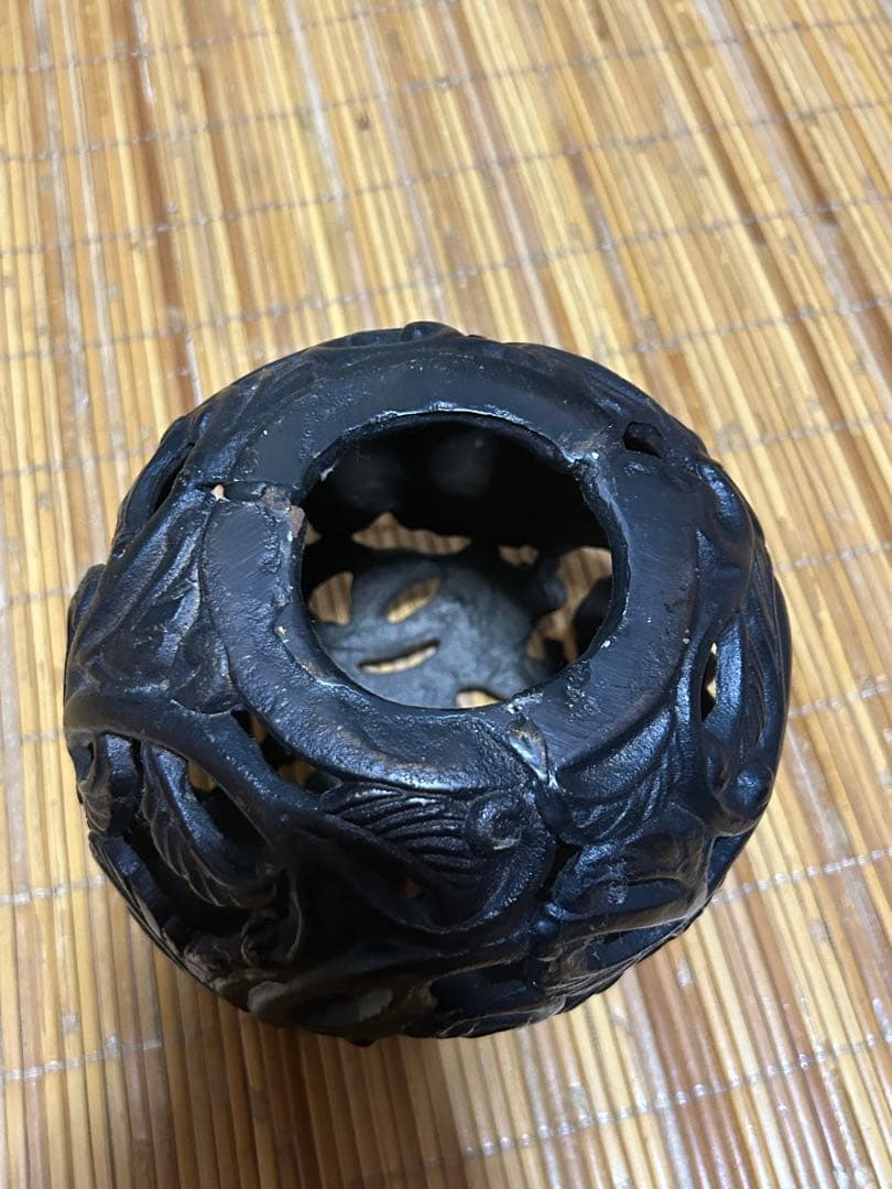 ブロンズ製獅子の彫刻 アンティーク 工芸品 漆芸 美術品 アート レトロ 昭和